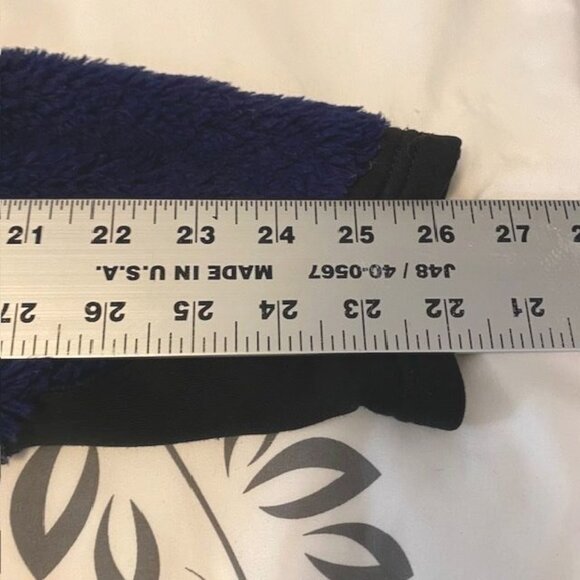 Mountain Hardwear Men's M Full Zip Jacket Fleece Blue Black Polartec lining Hike - Picture 7 of 12